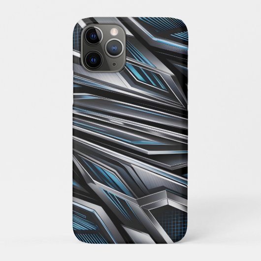 Dynamisch Abstract Ontwerp van Ineengrijpende Meta Case-Mate iPhone Case (Achterkant)