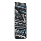 Dynamisch Abstract Ontwerp van Ineengrijpende Meta Thermosbeker (Geroteerd rechts)