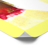 Dynamisch abstract patroon in kunst poster (Hoek)