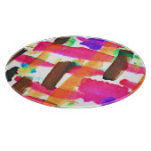 Dynamisch Abstract Patroon in Kunst Snijplank (Hoek)
