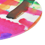 Dynamisch Abstract Patroon in Kunst Snijplank (Hoek)