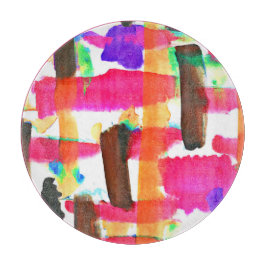Dynamisch Abstract Patroon in Kunst Snijplank