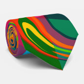 Dynamisch abstract stropdas (Opgerold)