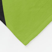 Dynamisch Abstract wervelpatroon in groen en blauw Fleece Deken (Hoek)