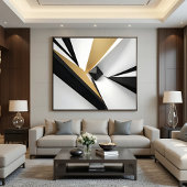 Dynamisch Architecturaal Ontwerp Canvas Afdruk