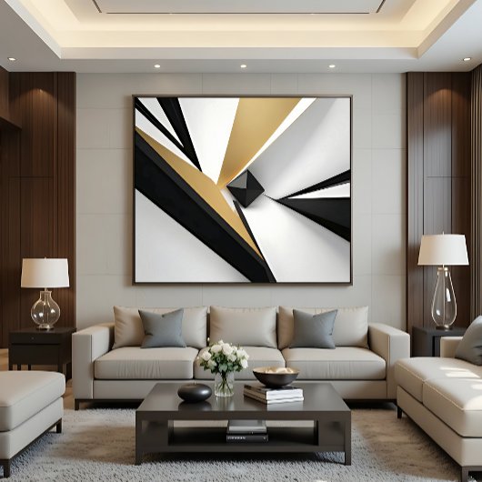Dynamisch Architecturaal Ontwerp Canvas Afdruk