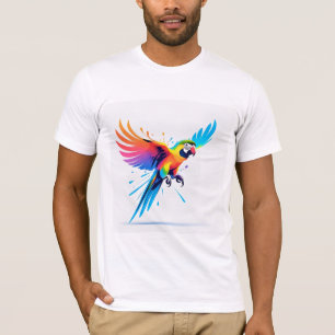 Dynamisch & Artistiek - Electric Glide Parrot T-sh T-shirt
