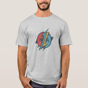 Dynamisch artistiek grafisch T-shirt