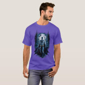 Dynamisch Batman Portret T-shirt (Voorkant volledig)