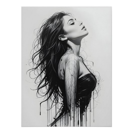 dynamisch bewegingsprofiel perfect poster (Voorkant)