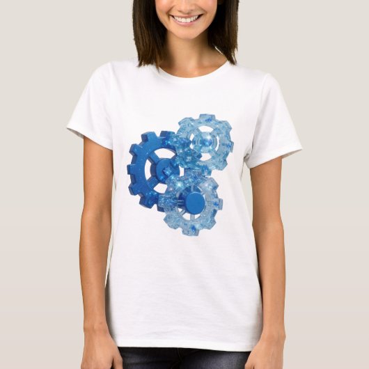 Dynamisch Blau BLUE GEAR T-shirt (Voorkant)