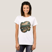 Dynamisch Blauw SLIMMER DAN JIJ Custom Ontwerp T-shirt (Voorkant volledig)