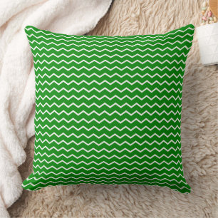 Dynamisch Chevron Golven Patroon Kussen