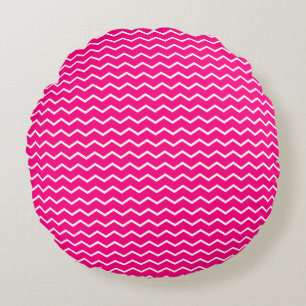 Dynamisch Chevron Golven Patroon Rond Kussen