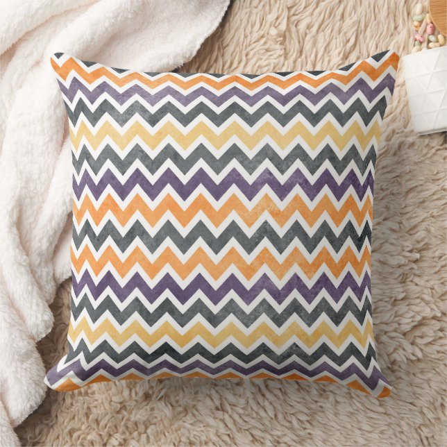 Dynamisch Chevron Zigzag Naadloos Patroon Kussen (Deken)
