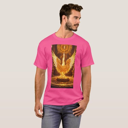 Dynamisch Crystal Eagle Embleem T-shirt (Voorkant volledig)