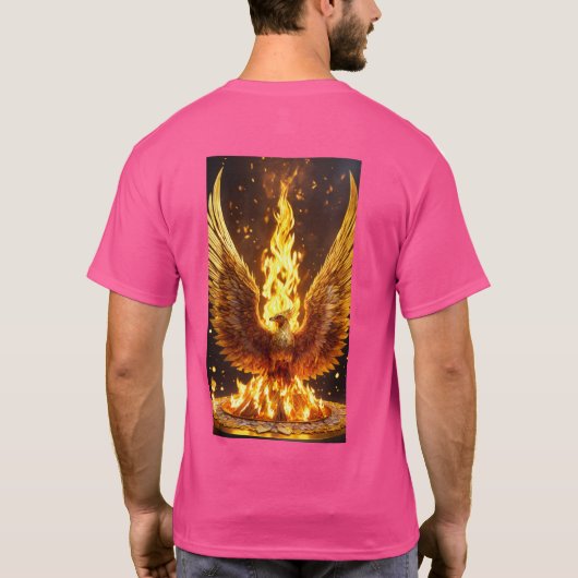 Dynamisch Crystal Eagle Embleem T-shirt (Achterkant)