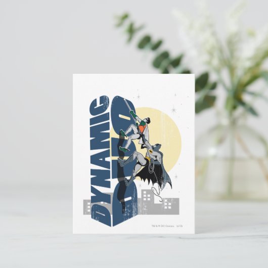 Dynamisch Duo-grafisch Briefkaart (Staand voorkant)