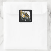 Dynamisch Duo Scrapbook Fotografie Vierkante Sticker (Tas)