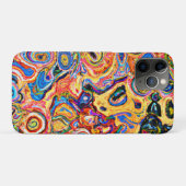 Dynamisch en levendig Abstract patroon Case-Mate iPhone Case (Achterkant (horizontaal))