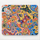 Dynamisch en levendig Abstract patroon Muismat (Voorkant)