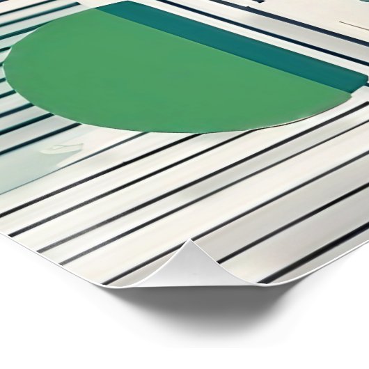 Dynamisch en modern geometrisch ontwerp perfect poster (Hoek)