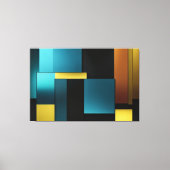 Dynamisch evenwicht opgerekt canvasprint canvas afdruk (Voorkant)