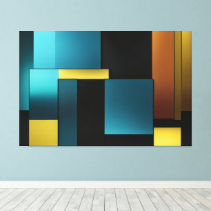 Dynamisch evenwicht opgerekt canvasprint canvas afdruk