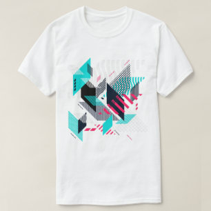 dynamisch geometrisch Abstract T-shirt