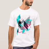 dynamisch geometrisch Abstract T-shirt (Voorkant)