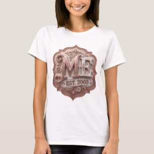 Dynamisch Goud ABSTRACTE KUNST Modern Design T-shirt