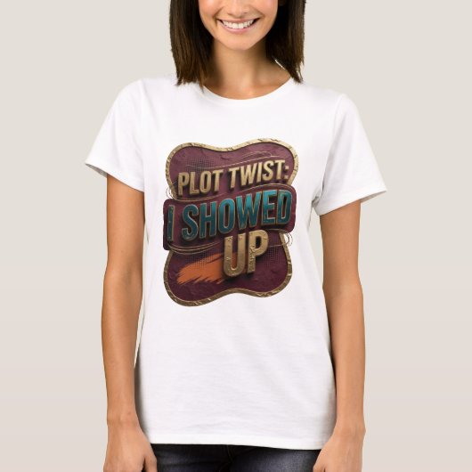 Dynamisch Goud I BEN KOMEN Quote T-shirt (Voorkant)