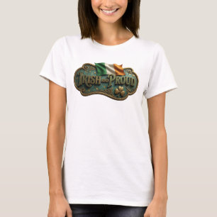 Dynamisch Goud IERS EN TROTS Aangepast T-shirt