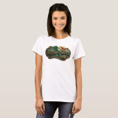 Dynamisch Goud IERS EN TROTS Aangepast T-shirt (Voorkant volledig)