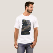 Dynamisch Goud LEVEN IS EEN SPEL Shirt Ontwerp (Voorkant volledig)