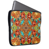 Dynamisch grafisch ontwerp voor elektronica-tas laptop sleeve (Voorkant Rechts)