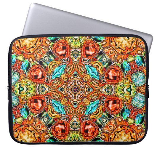 Dynamisch grafisch ontwerp voor elektronica-tas laptop sleeve (Voorkant)