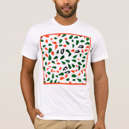 Dynamisch Kleurrijk Abstract Patroon T-shirt