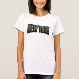 Dynamisch Kleurrijk NEW YORK Shirt Ontwerp