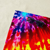 DYNAMISCH KLEURRIJK ONTWERP TIE-DYE STRANDLAKEN (In situ)