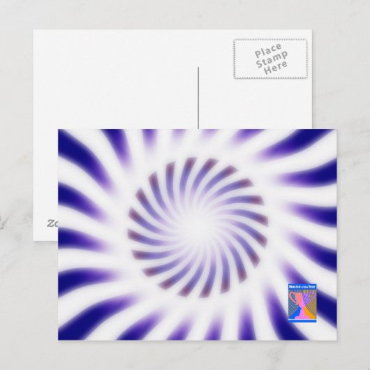 Dynamisch luminantie- en bewegings-Briefkaart Briefkaart (Voorkant / Achterkant)