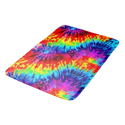 DYNAMISCH MODERN ONTWERP TIE-DYE BADMAT (Gekanteld)