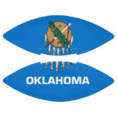 Dynamisch Oklahoma State Flag Graphic op a American Football (Panelen)