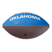 Dynamisch Oklahoma State Flag Graphic op a American Football (Gedraaid 270)