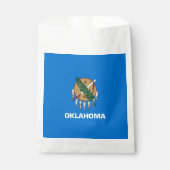 Dynamisch Oklahoma State Flag Graphic op a Bedankzakje (Voorkant)