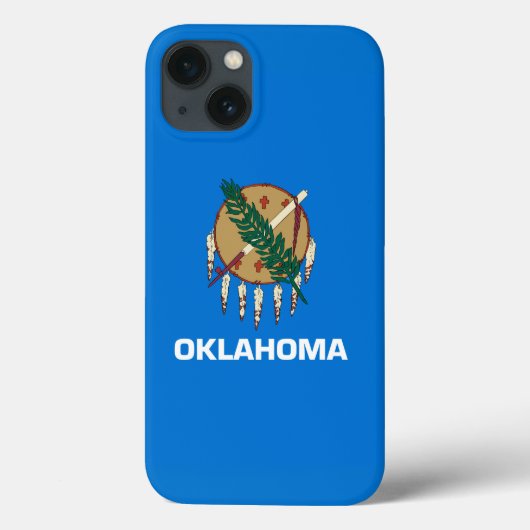Dynamisch Oklahoma State Flag Graphic op a Case-Mate iPhone Case (Achterkant)