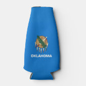 Dynamisch Oklahoma State Flag Graphic op a Flesjeskoeler (Voorkant)