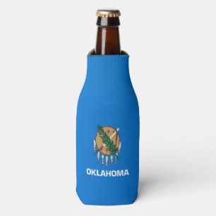 Dynamisch Oklahoma State Flag Graphic op a Flesjeskoeler