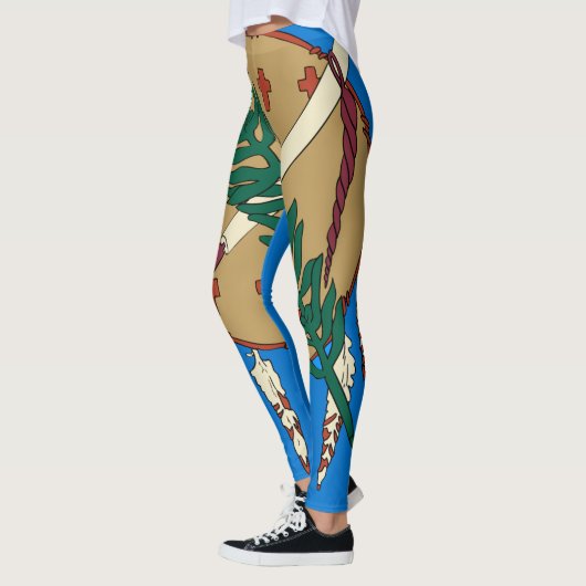 Dynamisch Oklahoma State Flag Graphic op a Leggings (Links)