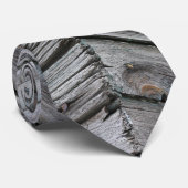 Dynamisch oud hout stropdas (Opgerold)